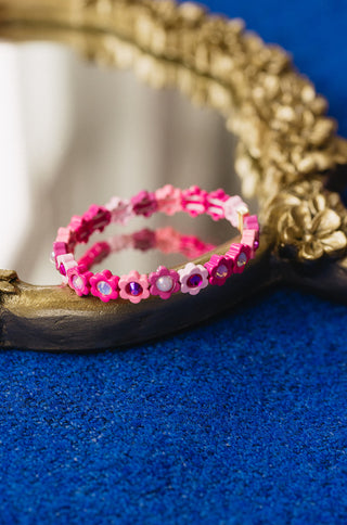 Daisy Pinks Bracelet