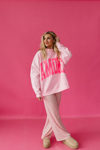 Amore Polka Dot Reversible Mock Neck Sweatshirt