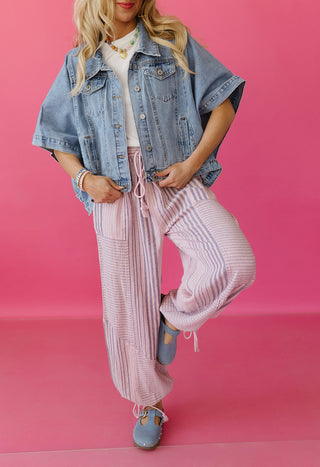 Kit Denim Cape Jacket - RESTOCK