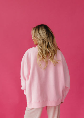 Amore Polka Dot Reversible Mock Neck Sweatshirt