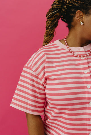 Isla Button-Up Knit Top