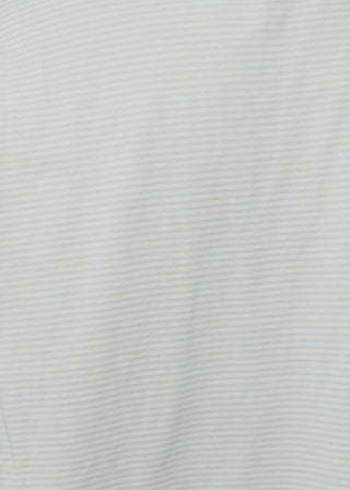 Kelly Ann Oversized Stripe Short Sleeve Tee In Light Blue