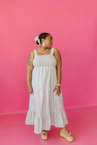 Jamie Stripe Smocked Maxi Dress