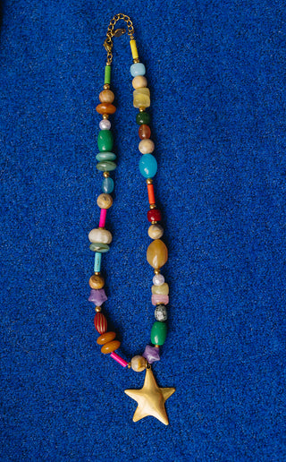 Star Glow Necklace - Pink