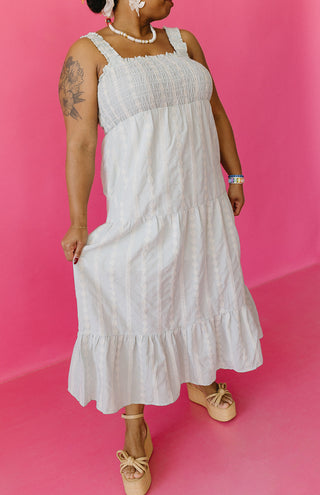 Jamie Stripe Smocked Maxi Dress