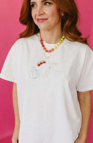 Farmers Market Embroidered Tee