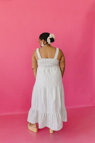 Jamie Stripe Smocked Maxi Dress