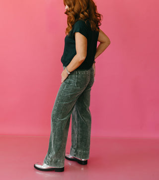 Ebby Cropped Corduroy Pants