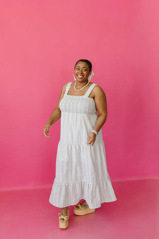 Jamie Stripe Smocked Maxi Dress