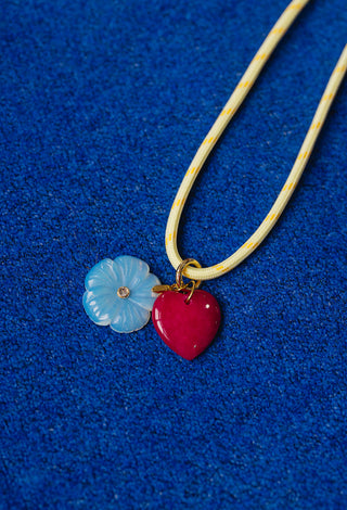 Blakely Yellow Cord Necklace