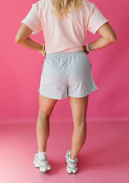 Hannah Floral Stripe Lounge Shorts