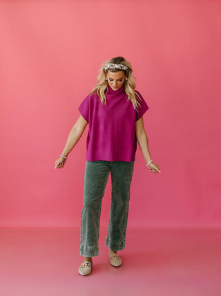 Ebby Cropped Corduroy Pants