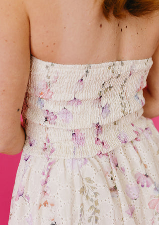 Beth Eyelet Floral Maxi Dress