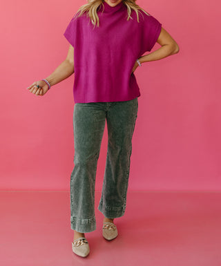 Ebby Cropped Corduroy Pants