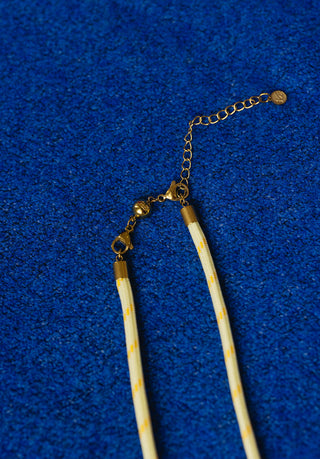 Blakely Yellow Cord Necklace