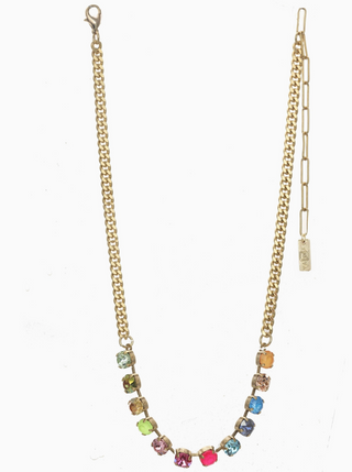 Mini Oakland Necklace in Watermelon - TOVA