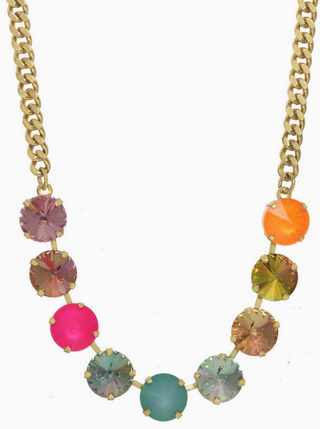 Mini Sofia Necklace in Watermelon - TOVA