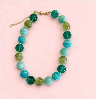 Judy Necklace in Green