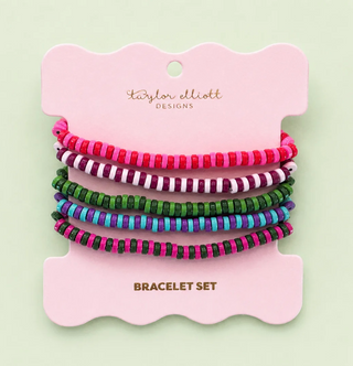 Leah Jewel Tone Bracelet Set