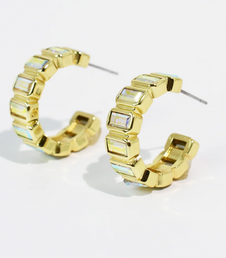 Sweet Spark Iridescent Hoop