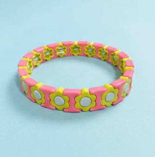 Florence Pink + Yellow Bracelet