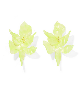 Flora Earrings - Honeydew