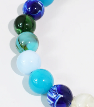 Sea Glass Beaded Necklace