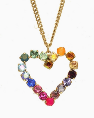 Mini Heart Pop Necklace Watermelon - TOVA