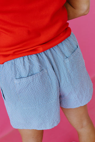 Novalee Heart Plaid Boxer Shorts