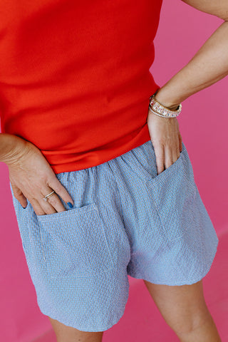 Novalee Heart Plaid Boxer Shorts