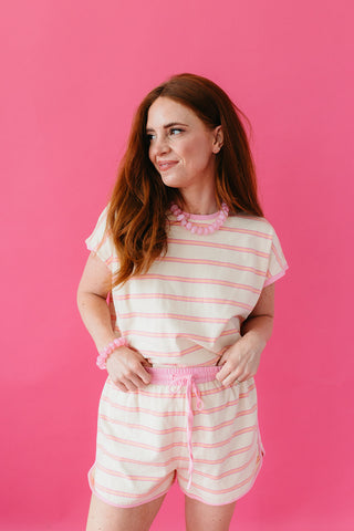 Linny Stripe Short Set