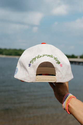 Have a Little Sun Stripe Trucker Hat