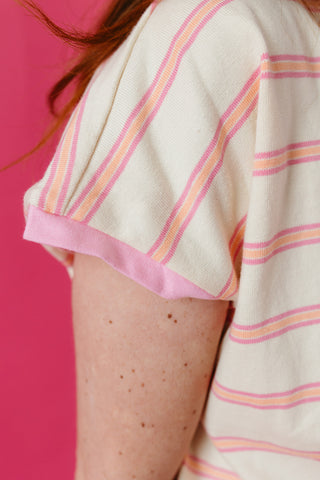 Linny Stripe Short Set