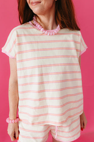 Linny Stripe Short Set