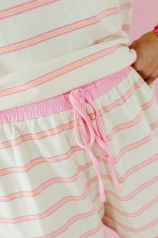 Linny Stripe Short Set