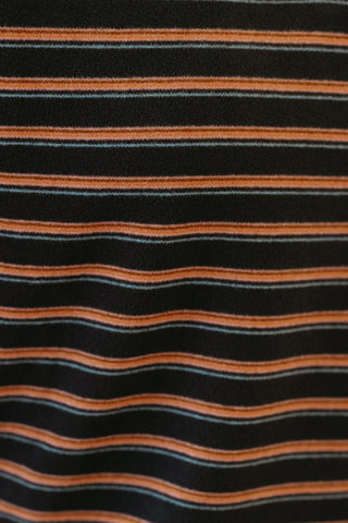 Moxie Striped Collar Top