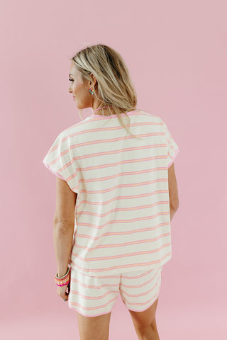 Linny Stripe Short Set