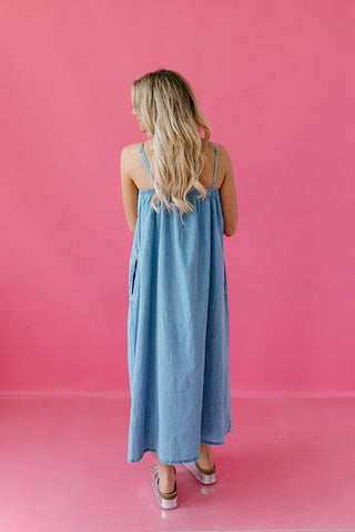 Lennox Denim Maxi Dress