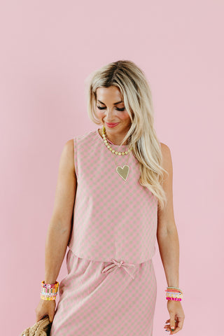 Carly Plaid Skirt Set