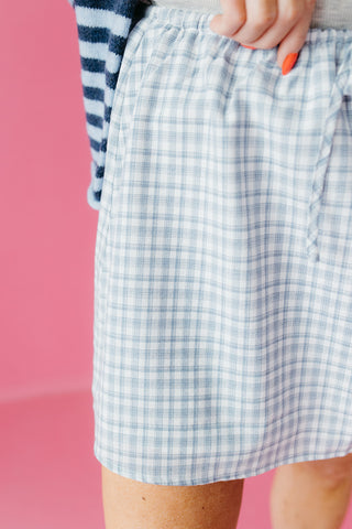 Matilda Plaid Mini Skirt