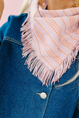 Lilac Fringe Bandana
