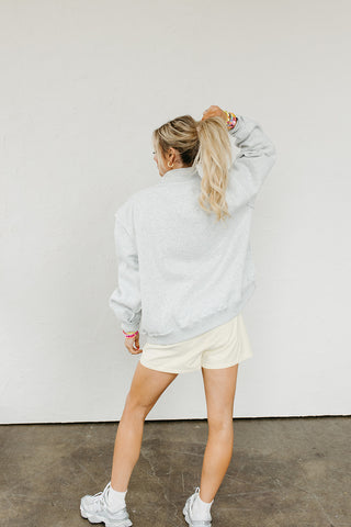 KC Polka Dot Mock Neck Sweatshirt