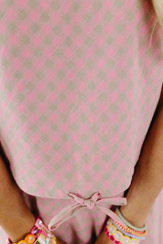Carly Plaid Skirt Set