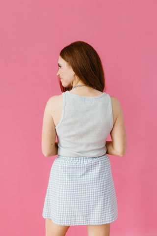 Matilda Plaid Mini Skirt