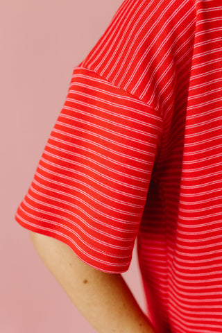 Anna Knit Stripe Button Up