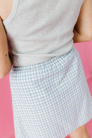 Matilda Plaid Mini Skirt
