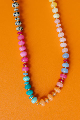 Happy Hues Gemstone Necklace