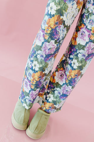 Lilly Floral Barrel Stretch Pants