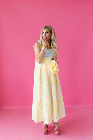 Page Stripe Maxi Dress