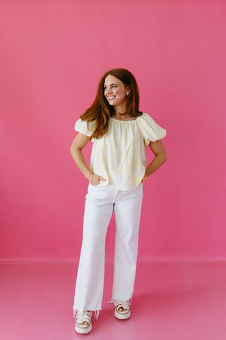 Tanner Puff Sleeve Top
